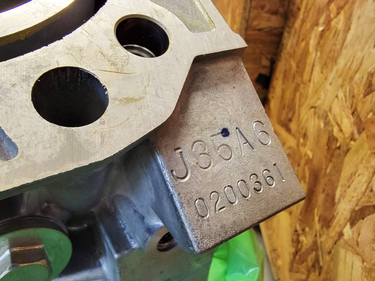J35A6 General Assembly, Cylinder Block OEM Honda