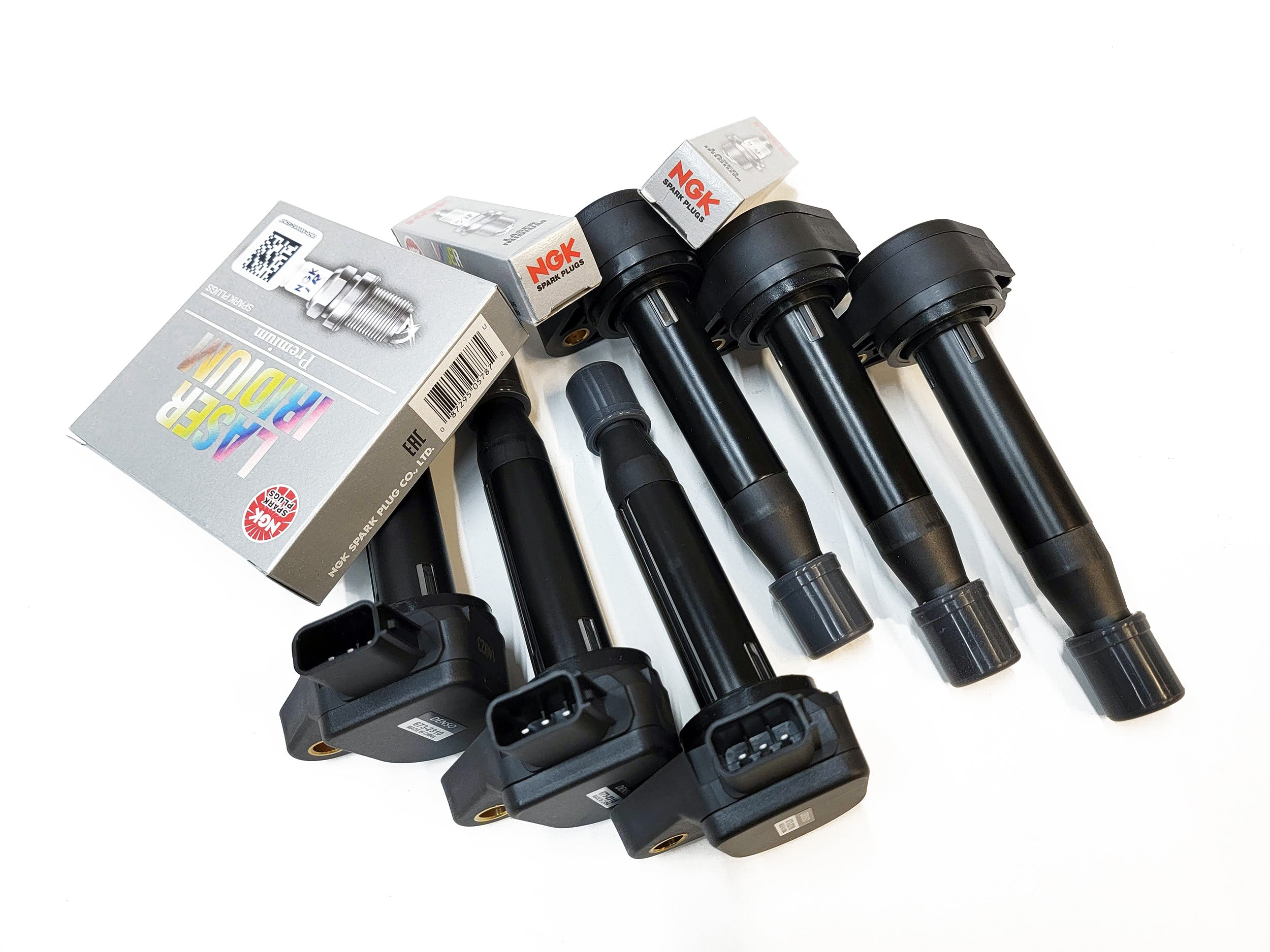 Denso Coils & NGK Plugs Combo for J32A3 & J35A8 - 04-08 Acura TL & TL Type S