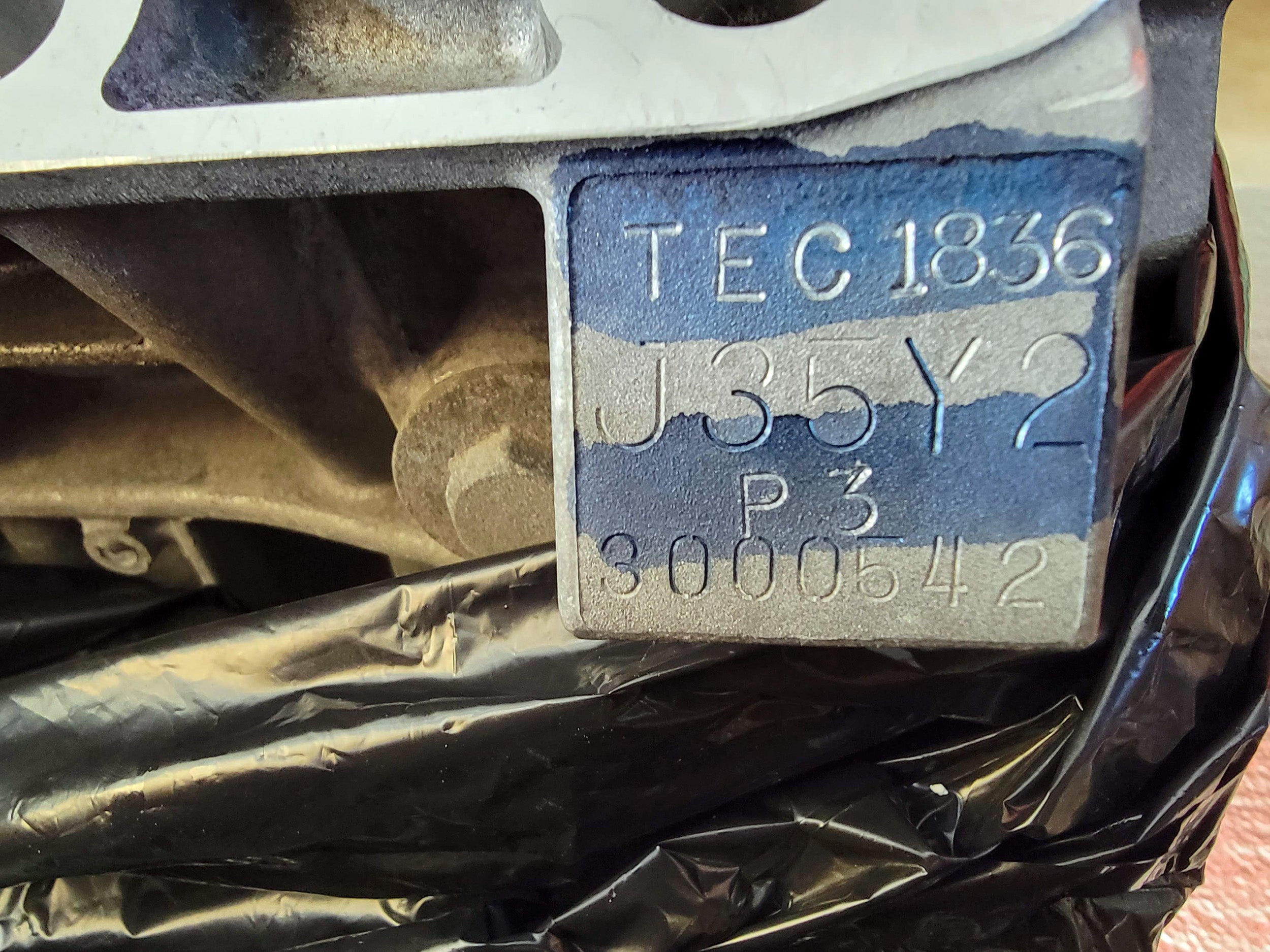 Built J35Y2 Turbo Short Block Assembly