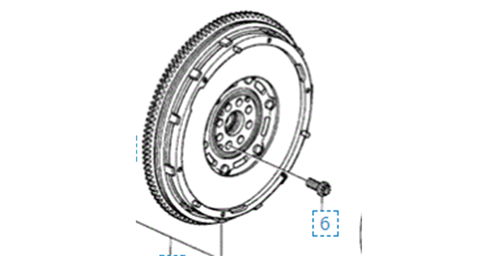 OEM Honda Flywheel Bolt Kit - J32A3