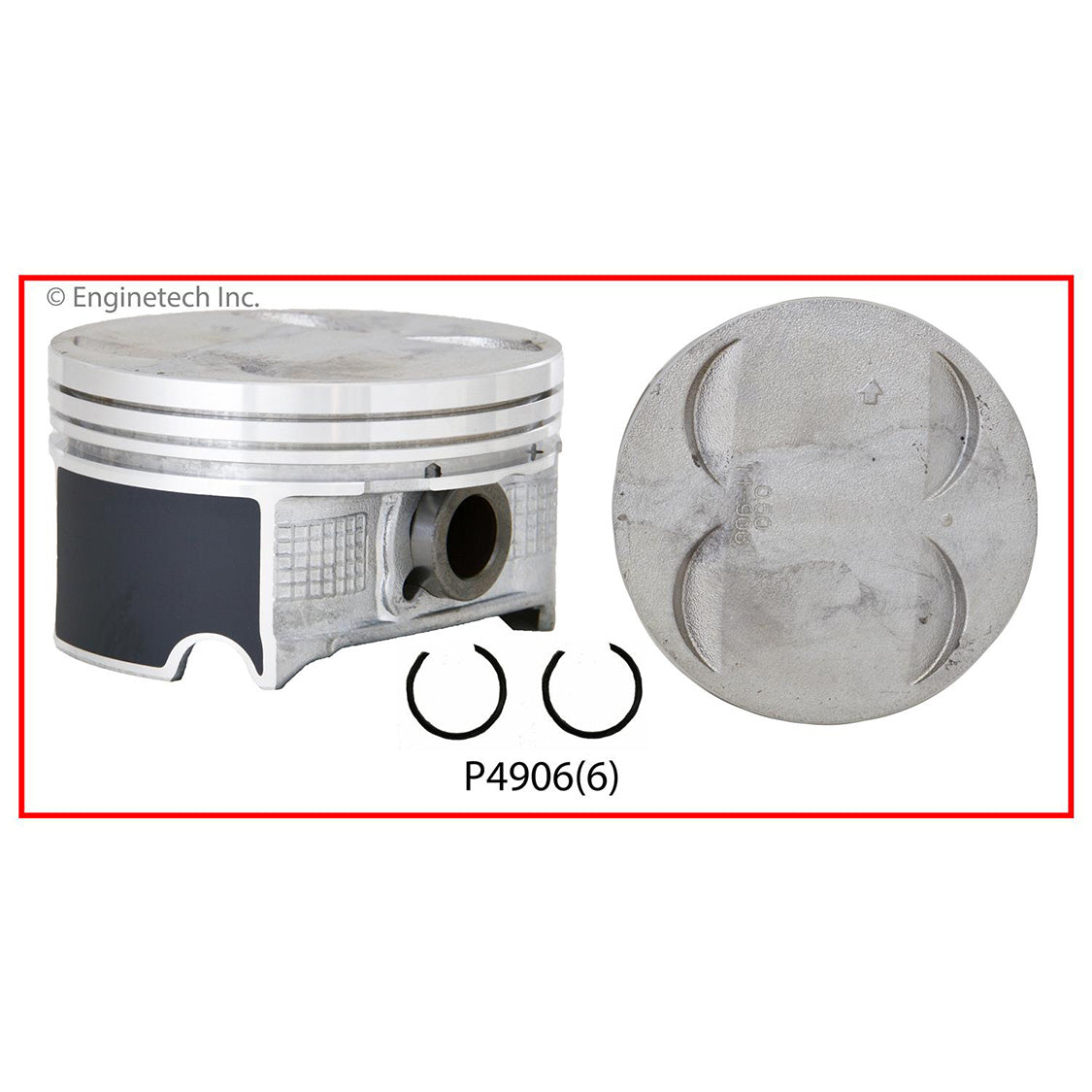 Honda & Acura J35Z 3.5L V6 Piston Set (08-12) — Enginetech P4906