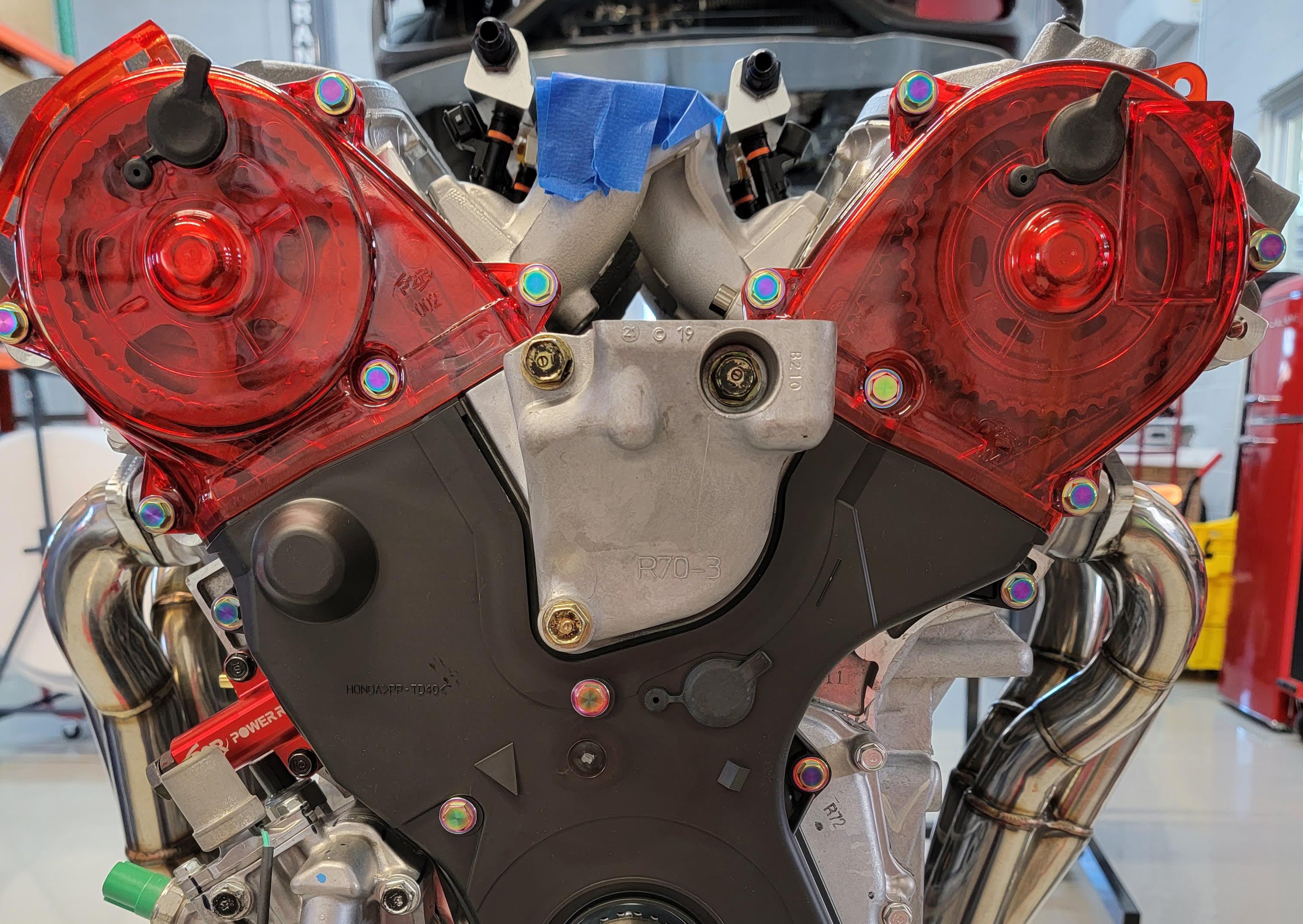 J Series Transparent Upper Timing Belt Covers