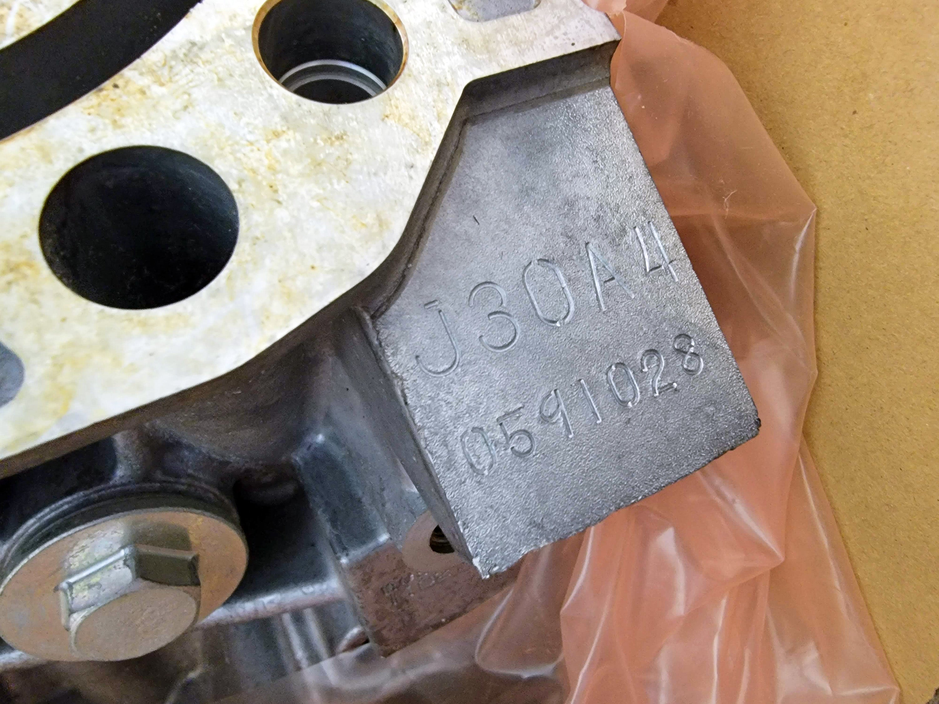 J30A4 General Assembly, Cylinder Block OEM Honda
