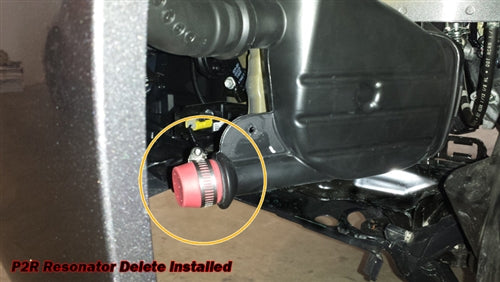 P2R Intake resonator delete for 12+ Honda Civic Si