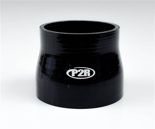 P2R 3" to 3.25" Black Silicone Coupler 3 Ply