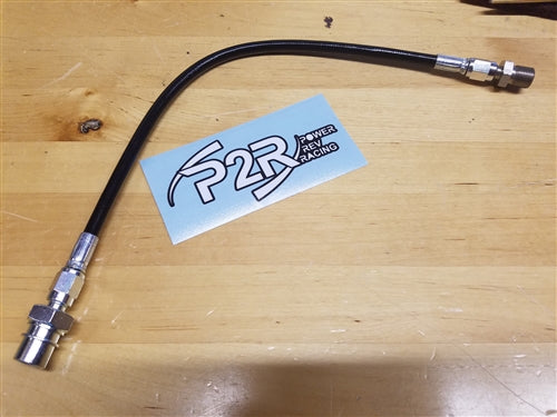 P2R 2017+ Honda Civic Type R Steel Braided Clutch Line