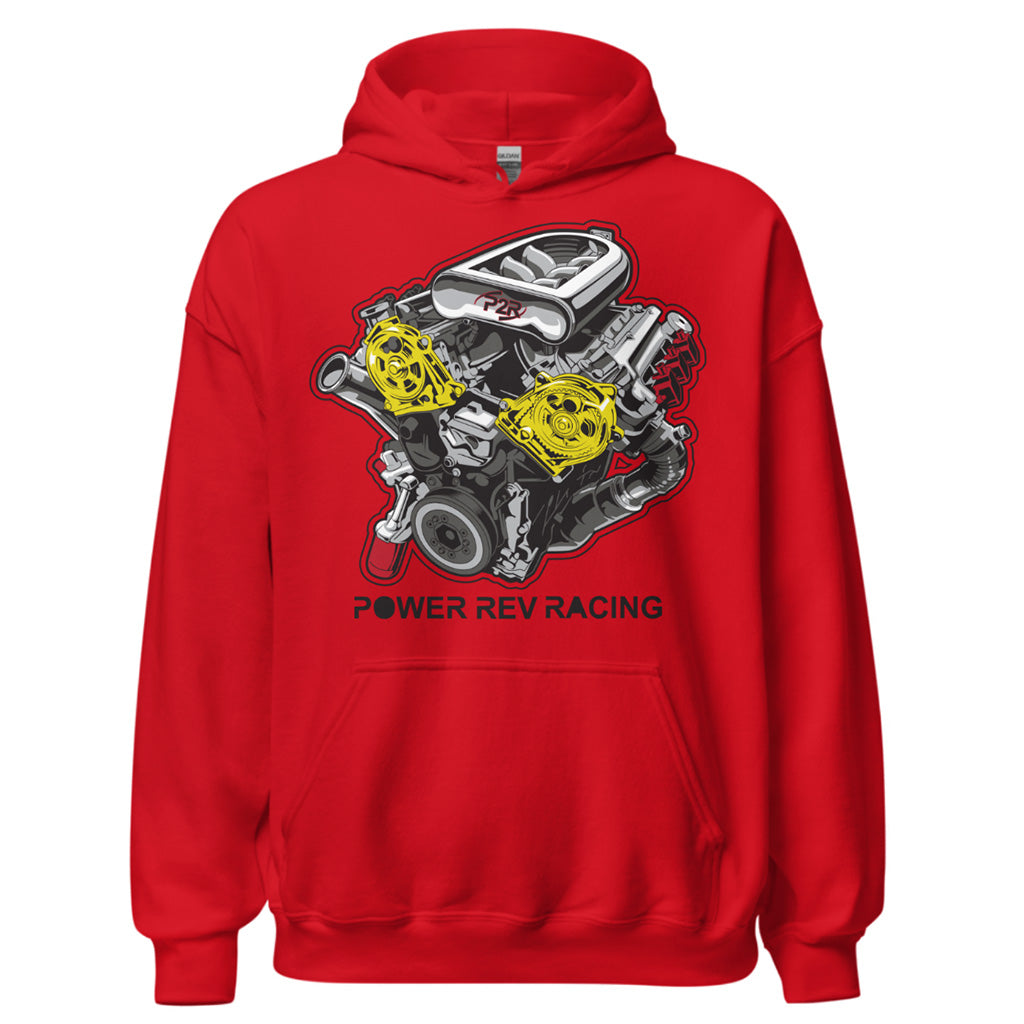 J Series Engine Design Premium Hoodie