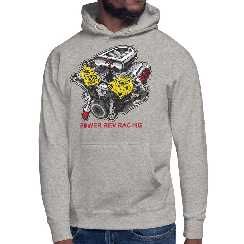 J Series Engine Design Premium Hoodie