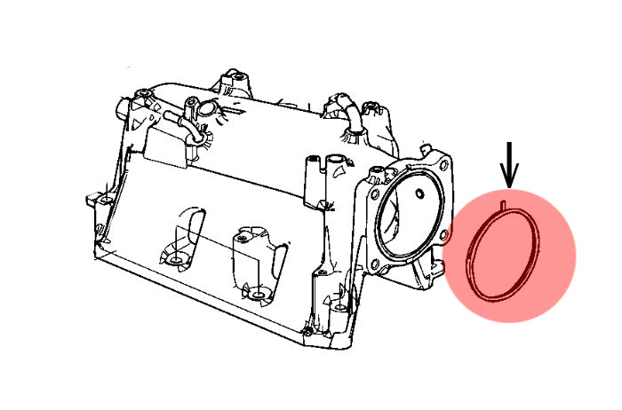 Acura TLX Type S & MDX Type S Throttle Body Gasket