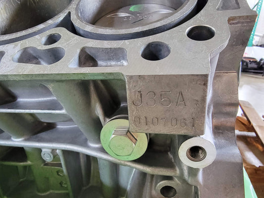 JDM J35A General Assembly, Cylinder Block OEM Honda