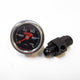 Liquid Filled Fuel Psi Gauge with 6an Port Adapter