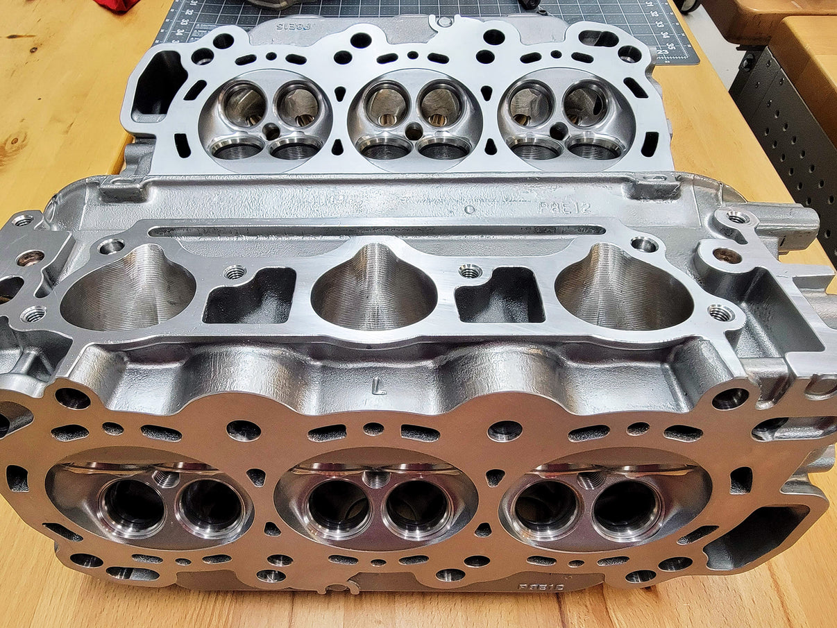 J Series CNC Ported Cylinder Heads Budget Package P2R Power Rev Racing
