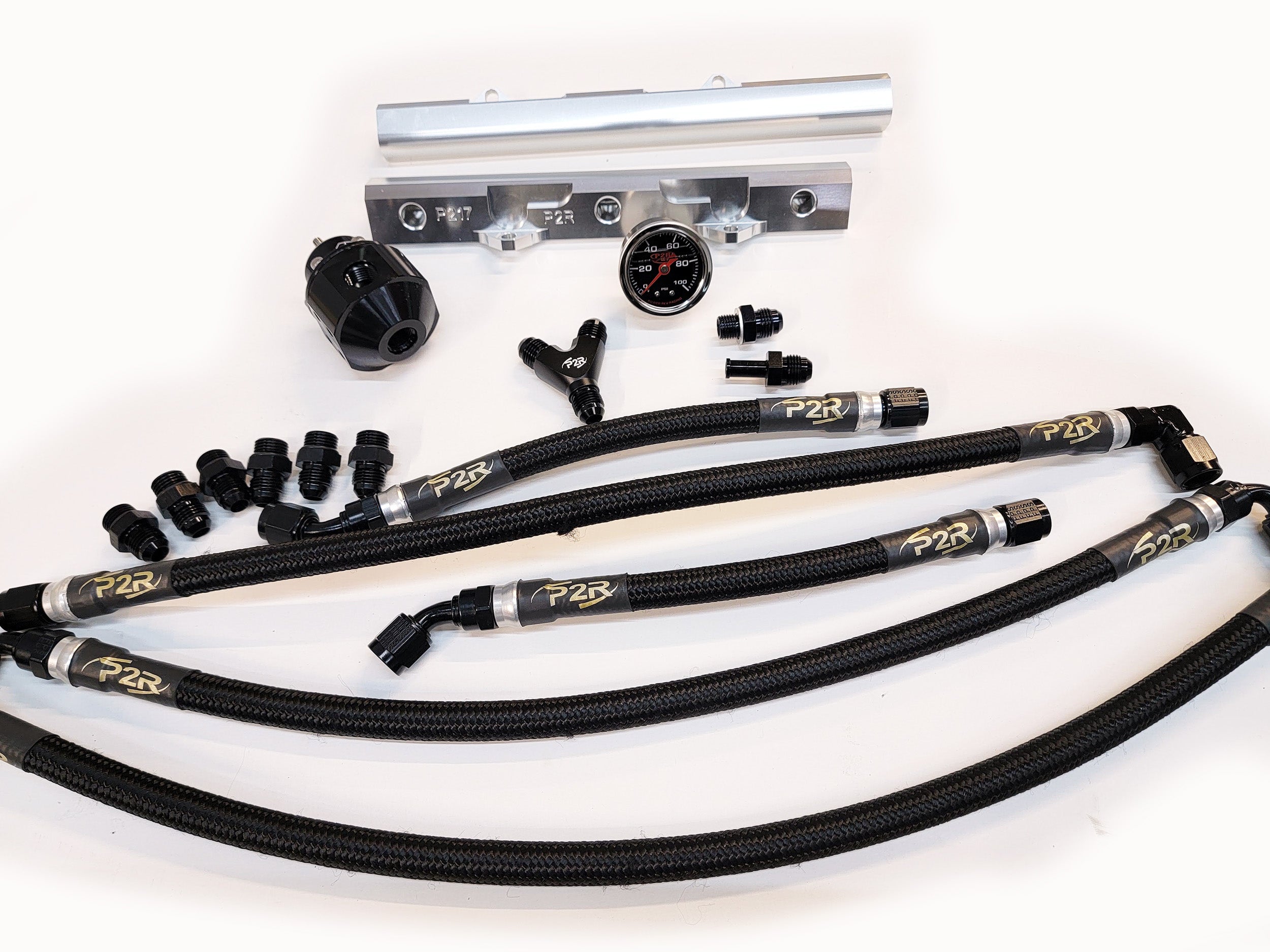 P2R Plug & Play Fuel Rail & Line Kit for 92-00 Civic with J Series Engine