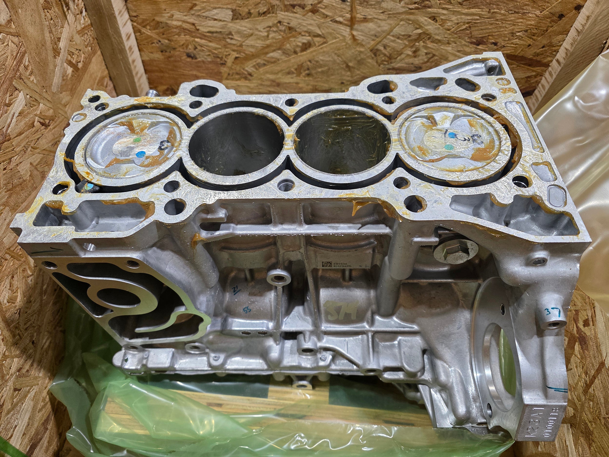 K23A1 General Assembly, Cylinder Block OEM Honda