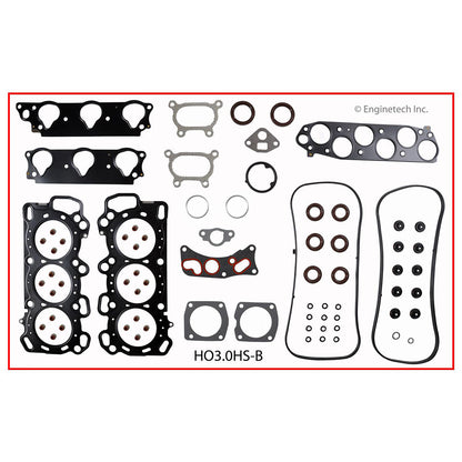 Honda & Acura J30A4 3.0L V6 Head Gasket Set with Head Bolts, 12-Point (04-05) — Enginetech HO3.0HS-BAWB