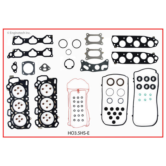 Honda & Acura J35Z 3.5L V6 Full Gasket Set (08-12) — Enginetech HO3.5K-1