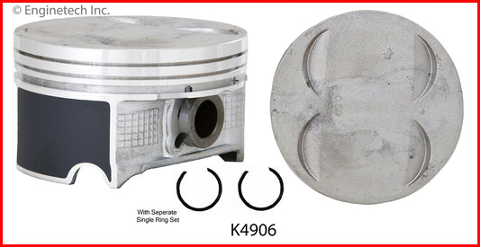 Honda & Acura J35Z 3.5L V6 Piston & Ring Kit (08-12) — Enginetech K4906