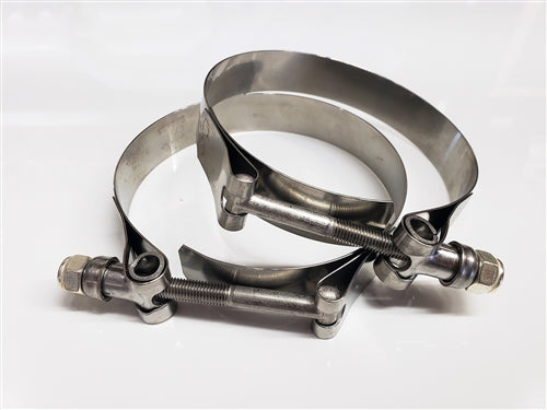 3.25" Stainless Steel T-Bolt Clamps