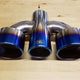 P2R Burnt Blue Stainless Triple Exhaust Tip